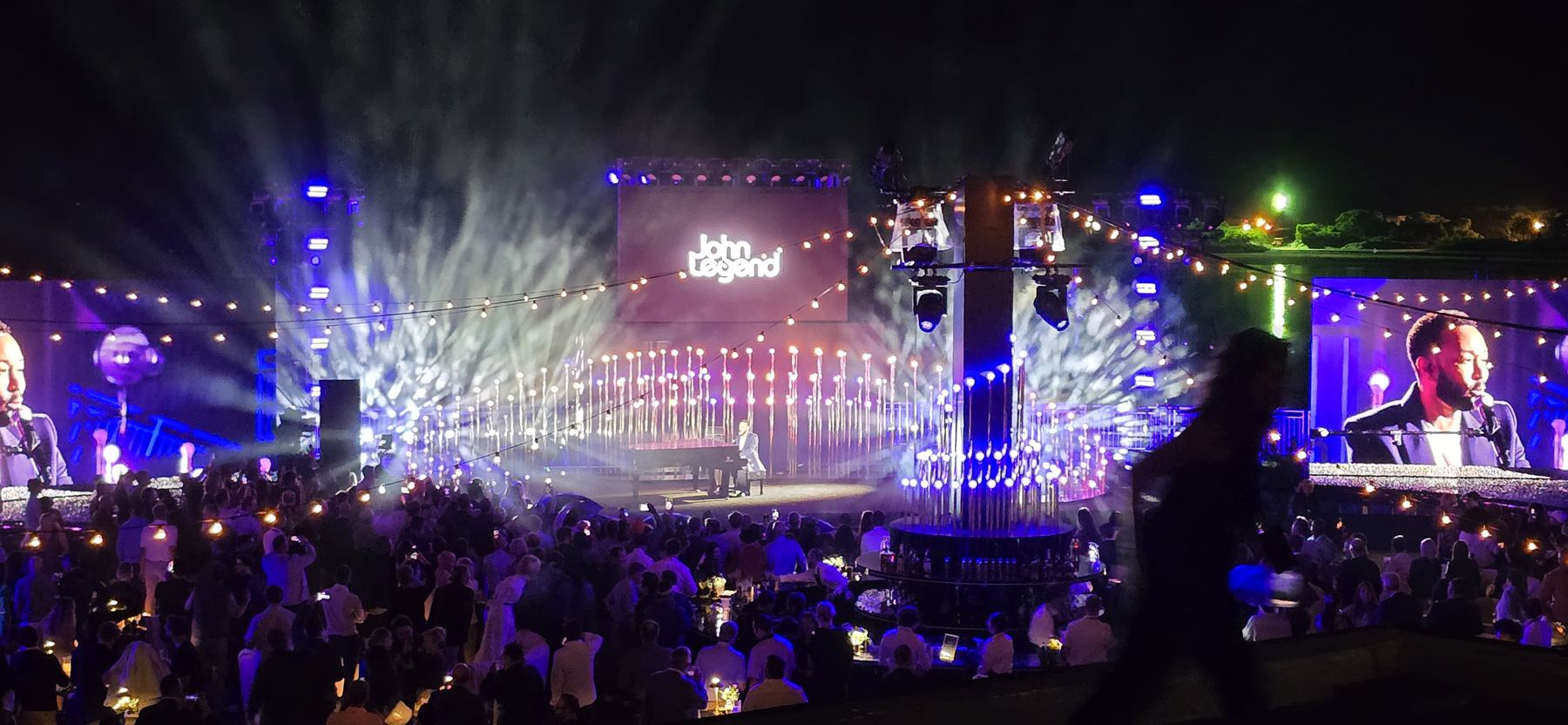 John Legend — private event, full site